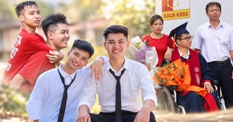 Chàng trai khuyết tật và người bạn cõng đến trường: Hành trình vượt khó 16 năm