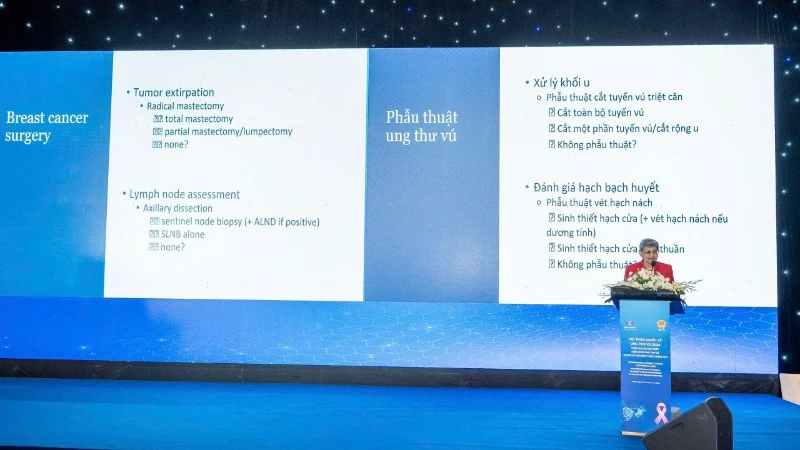 Chuyên gia trong nước và quốc tế trao đổi về phối hợp đa mô thức kiểm soát ung thư vú Chuyên gia trong nước và quốc tế trao đổi về phối hợp đa mô thức kiểm soát ung thư vú