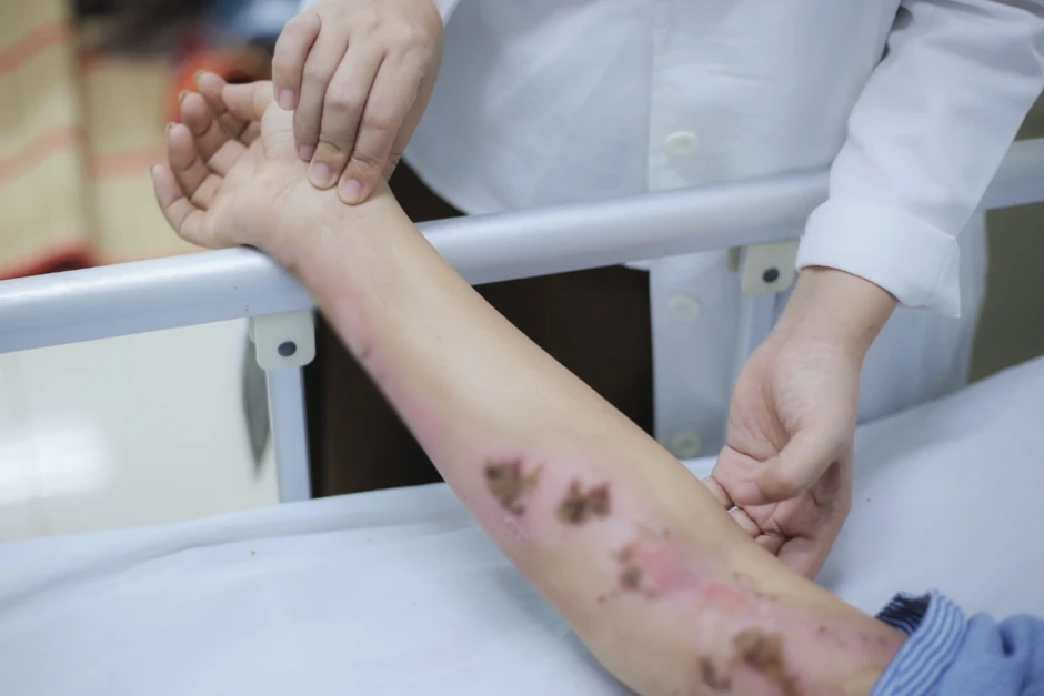 Cô gái bị sét đánh cháy sém cổ, xuất huyết não khi tan làm về nhà