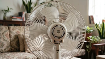 Có nên ngồi quạt thốc thẳng vào người sau khi đi nắng về?