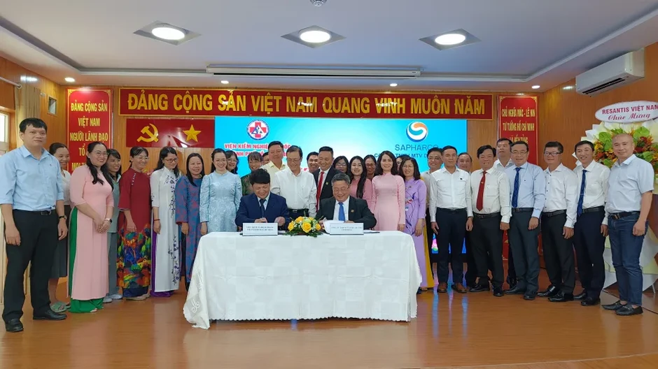 Công ty TNHH MTV Dược Sài Gòn (Sapharco) ký kết hợp tác với Viện Kiểm nghiệm thuốc TPHCM Công ty TNHH MTV Dược Sài Gòn (Sapharco) ký kết hợp tác với Viện Kiểm nghiệm thuốc TPHCM