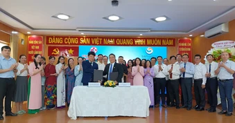 Công ty TNHH MTV Dược Sài Gòn (Sapharco) ký kết hợp tác với Viện Kiểm nghiệm thuốc TPHCM