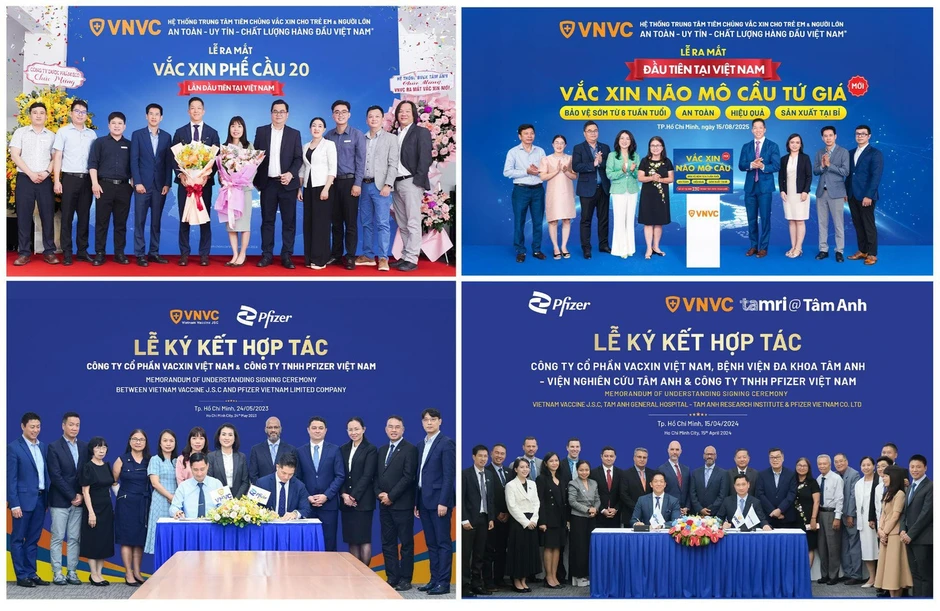 Công ty Vắc xin VNVC và Tập đoàn Pfizer trao văn kiện hợp tác tăng cường năng lực y tế Việt Nam tại Hoa Kỳ
