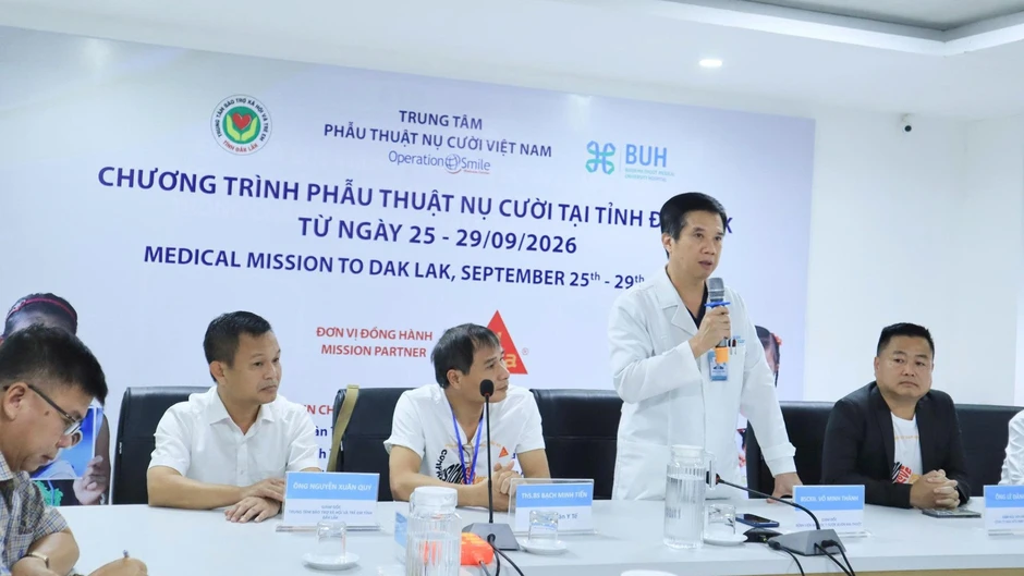 Đắk Lắk: Khám sàng lọc, phẫu thuật miễn phí cho người bệnh mắc dị tật bẩm sinh vùng hàm mặt cùng một số dị tật bẩm sinh khác Đắk Lắk: Khám sàng lọc, phẫu thuật miễn phí cho người bệnh mắc dị tật bẩm sinh vùng hàm mặt cùng một số dị tật bẩm sinh khác