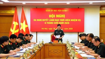 Đảng ủy Học viện Quân y lãnh đạo tăng cường nguồn lực, đầu tư trang thiết bị nâng cao chất lượng khám, chữa bệnh