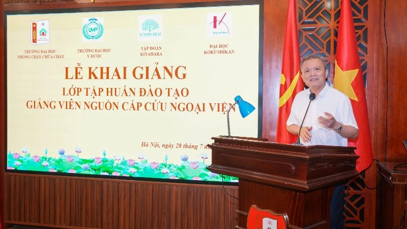 Đào tạo các giảng viên nguồn trong cấp cứu ngoại viện Đào tạo các giảng viên nguồn trong cấp cứu ngoại viện