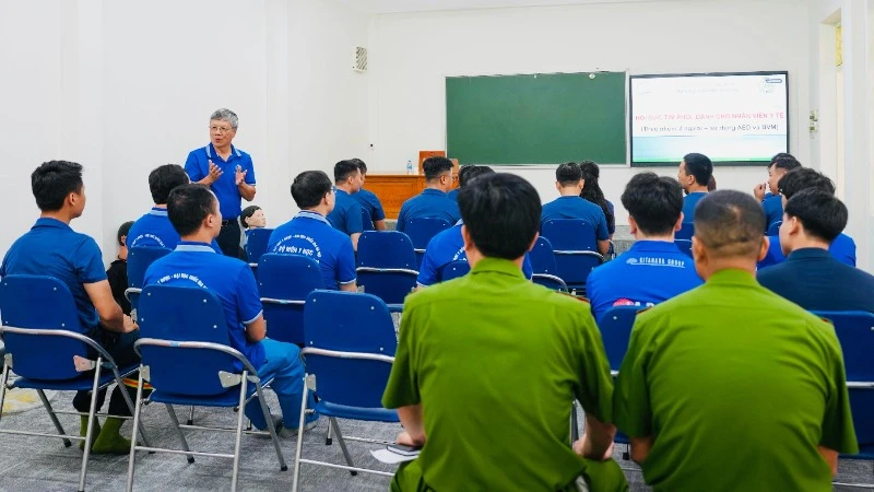 Đào tạo các giảng viên nguồn trong cấp cứu ngoại viện Đào tạo các giảng viên nguồn trong cấp cứu ngoại viện