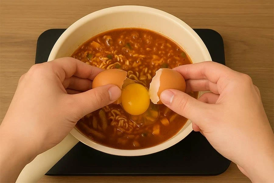 Đập trứng vào bát phở, nước dùng nóng có đủ diệt Salmonella? Đập trứng vào bát phở, nước dùng nóng có đủ diệt Salmonella?