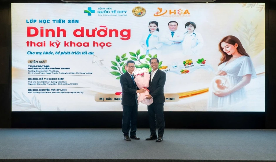 Dấu ấn lớp học tiền sản quy mô kỷ lục tại Bệnh viện quốc tế City thu hút hơn 400 mẹ bầu