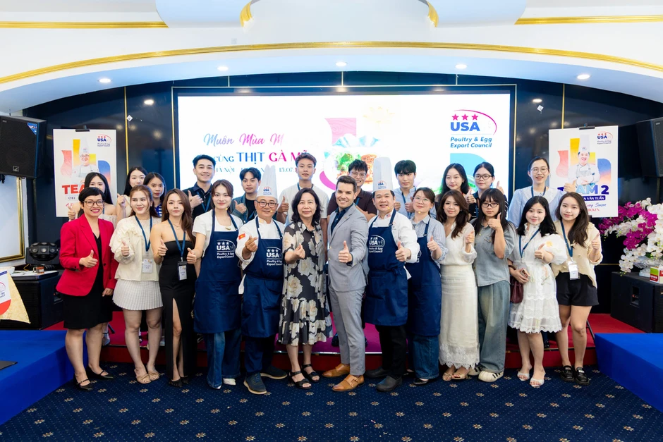 Đầu bếp Việt truyền cảm hứng sáng tạo với thịt gà Mỹ Đầu bếp Việt truyền cảm hứng sáng tạo với thịt gà Mỹ