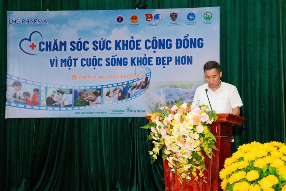DHG Pharma chung tay chăm sóc sức khỏe cộng đồng tại Ninh Bình DHG Pharma chung tay chăm sóc sức khỏe cộng đồng tại Ninh Bình
