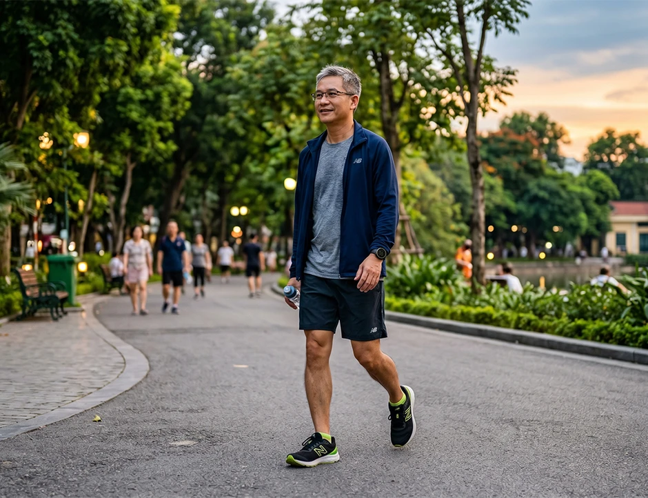 Đi bộ sau bữa ăn: Người lớn tuổi cần lưu ý điều này để không hại tim Đi bộ sau bữa ăn: Người lớn tuổi cần lưu ý điều này để không hại tim