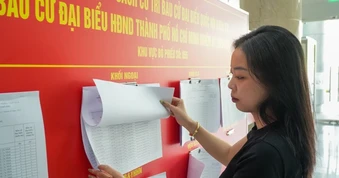 Điểm bầu cử số 055 tại Bệnh viện Quân y 175 đã sẵn sàng