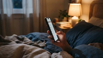 Điều gì xảy ra nếu tiếp xúc ánh sáng xanh trước khi ngủ? - Báo TinVina
