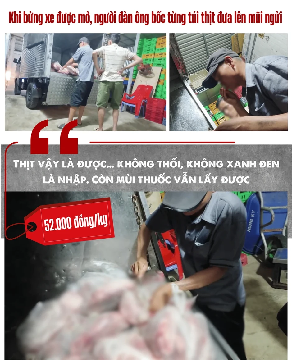Điều tra: Thịt bẩn luồn lách đến bữa ăn - Kỳ 2: Đường đi của xe chở thịt heo chết lúc rạng sáng Điều tra: Thịt bẩn luồn lách đến bữa ăn - Kỳ 2: Đường đi của xe chở thịt heo chết lúc rạng sáng