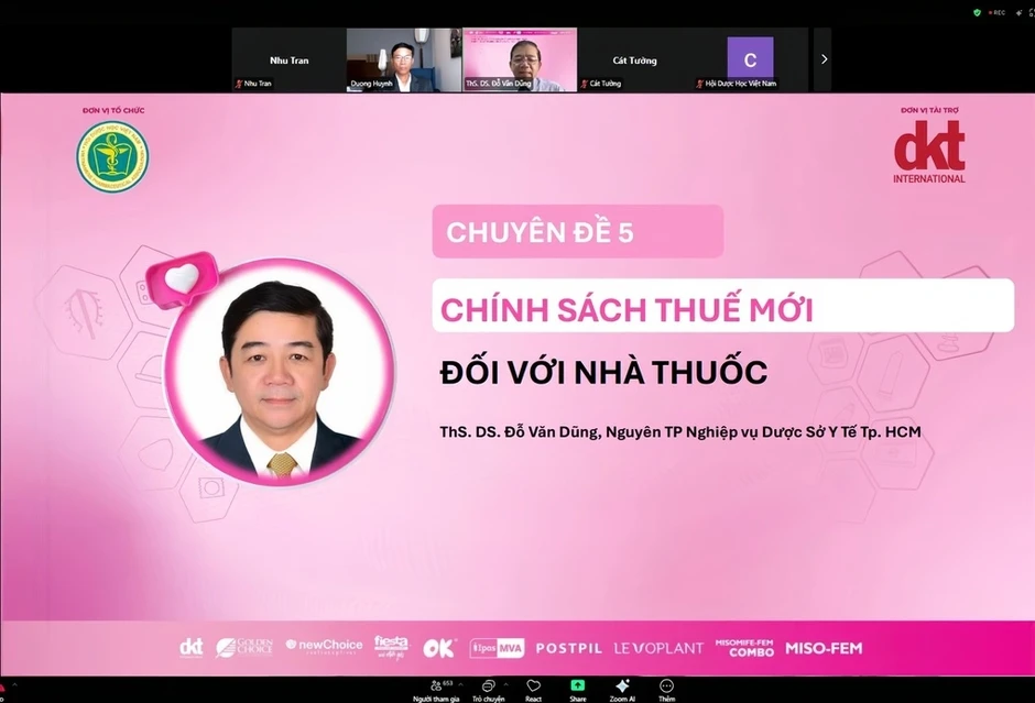 DKT International đồng hành đào tạo nâng cao năng lực cho 1.000 dược sĩ DKT International đồng hành đào tạo nâng cao năng lực cho 1.000 dược sĩ