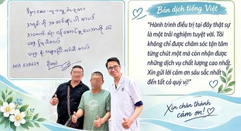 Du khách Myanmar viết thư cảm ơn bác sĩ Việt cứu khỏi 'án tử'