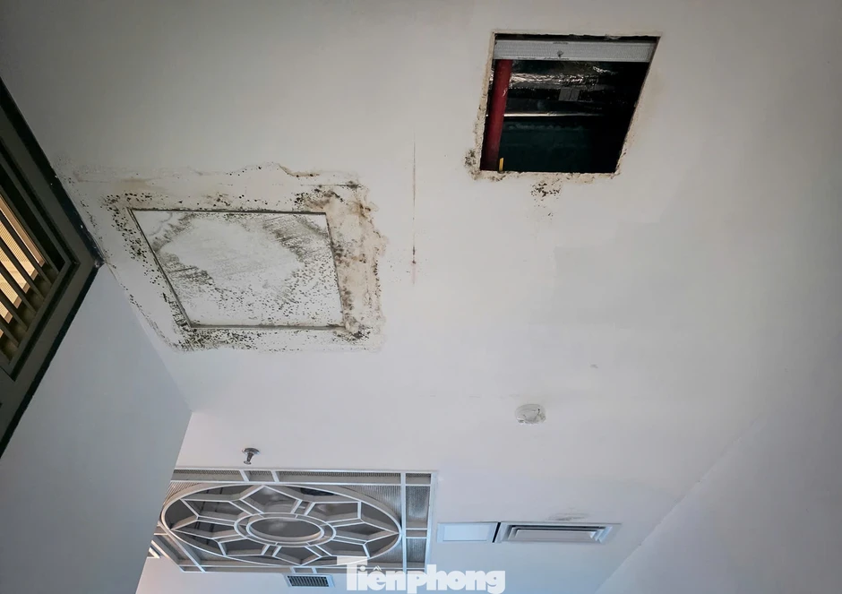 Dùng xô chậu hứng nước dột tại bệnh viện gần 1.800 tỷ ở Ninh Bình Dùng xô chậu hứng nước dột tại bệnh viện gần 1.800 tỷ ở Ninh Bình