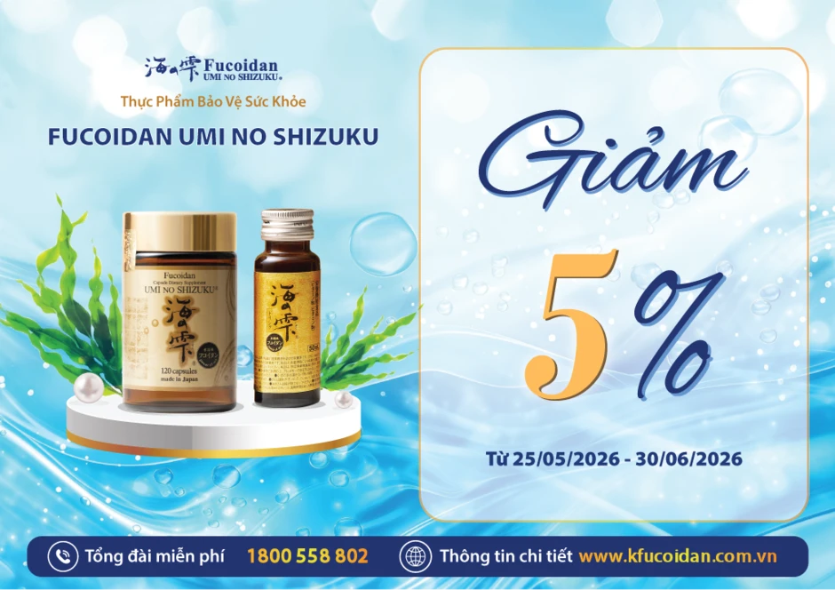 Fucoidan - Góc nhìn chuyên sâu và giá trị thực tiễn trong hỗ trợ chăm sóc sức khoẻ Fucoidan - Góc nhìn chuyên sâu và giá trị thực tiễn trong hỗ trợ chăm sóc sức khoẻ