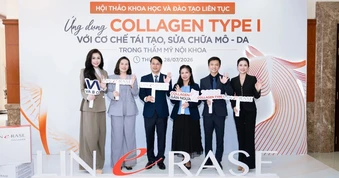 Gần 400 bác sĩ dự hội thảo do Bệnh viện Da liễu TPHCM và Linerase Collagen tổ chức