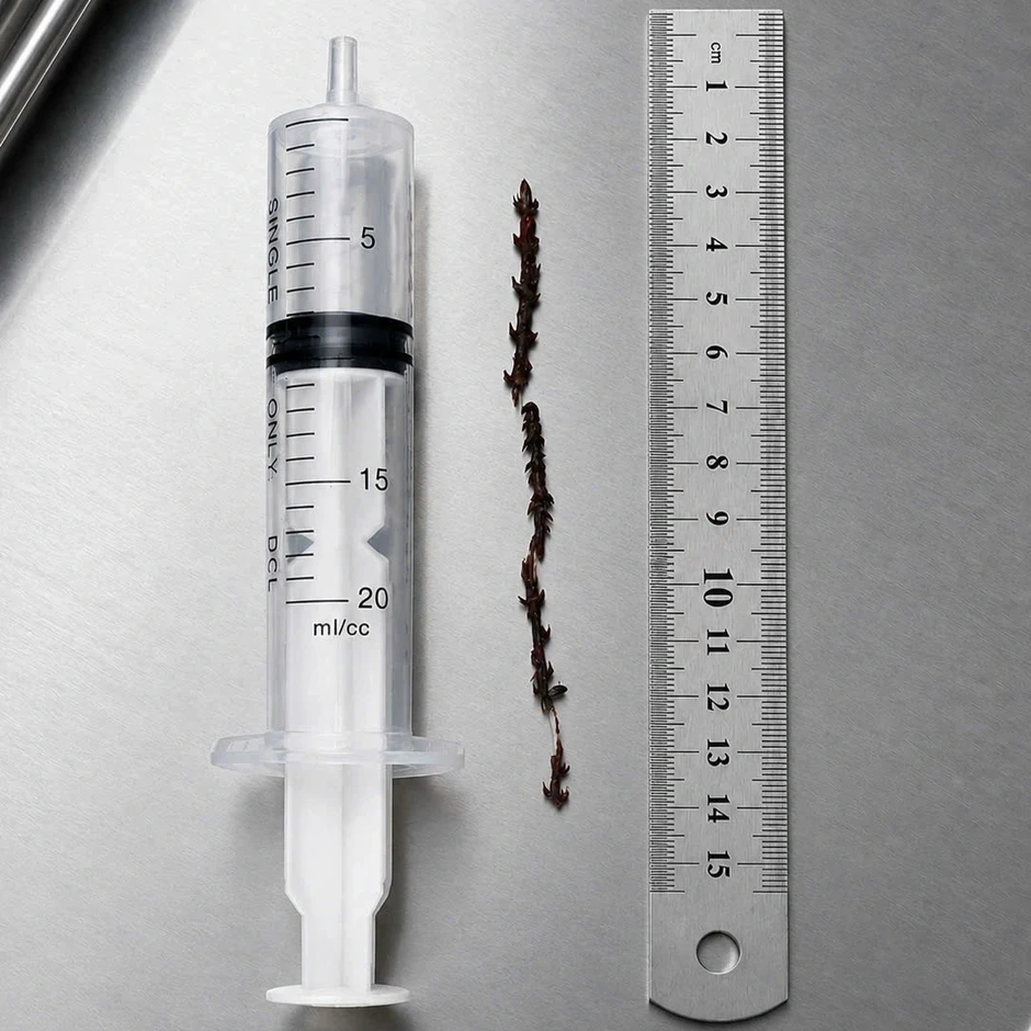 Gắp dị vật dài 11cm có nhiều gai trong phế quản bệnh nhân Gắp dị vật dài 11cm có nhiều gai trong phế quản bệnh nhân