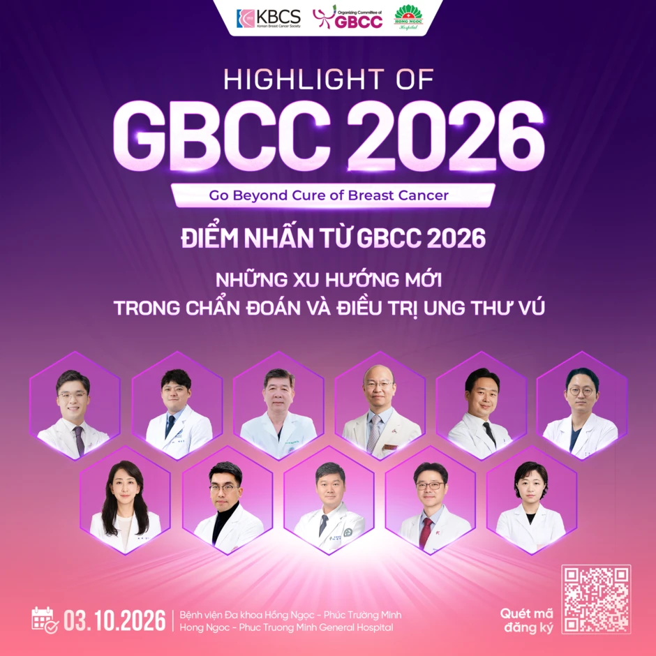 GBCC 2026 mang những cập nhật mới về ung thư vú đến Việt Nam GBCC 2026 mang những cập nhật mới về ung thư vú đến Việt Nam