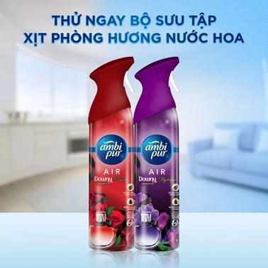 Giải pháp từ xịt phòng Ambi Pur giúp khử mùi hôi tận gốc Giải pháp từ xịt phòng Ambi Pur giúp khử mùi hôi tận gốc