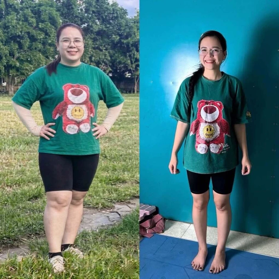 Giảm 22 kg sau 6 tháng vì bị con chê béo Giảm 22 kg sau 6 tháng vì bị con chê béo