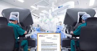 Hai chuyên gia điều khiển “siêu robot” gần 200 tỷ mổ ung thư phức tạp