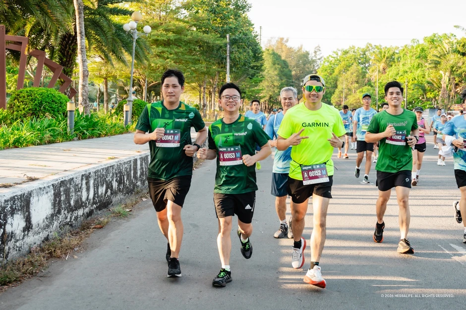Herbalife Việt Nam đồng hành cùng hơn 10.000 vận động viên tại TinVina Marathon Cần Thơ 2026 Herbalife Việt Nam đồng hành cùng hơn 10.000 vận động viên tại TinVina Marathon Cần Thơ 2026