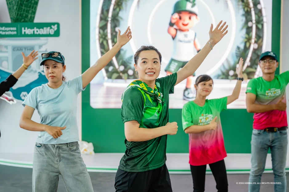 Herbalife Việt Nam đồng hành cùng hơn 10.000 vận động viên tại TinVina Marathon Cần Thơ 2026 Herbalife Việt Nam đồng hành cùng hơn 10.000 vận động viên tại TinVina Marathon Cần Thơ 2026