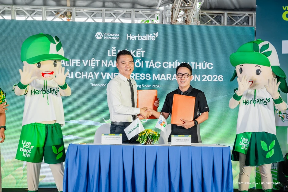 Herbalife Việt Nam đồng hành cùng hơn 10.000 vận động viên tại TinVina Marathon Cần Thơ 2026 Herbalife Việt Nam đồng hành cùng hơn 10.000 vận động viên tại TinVina Marathon Cần Thơ 2026