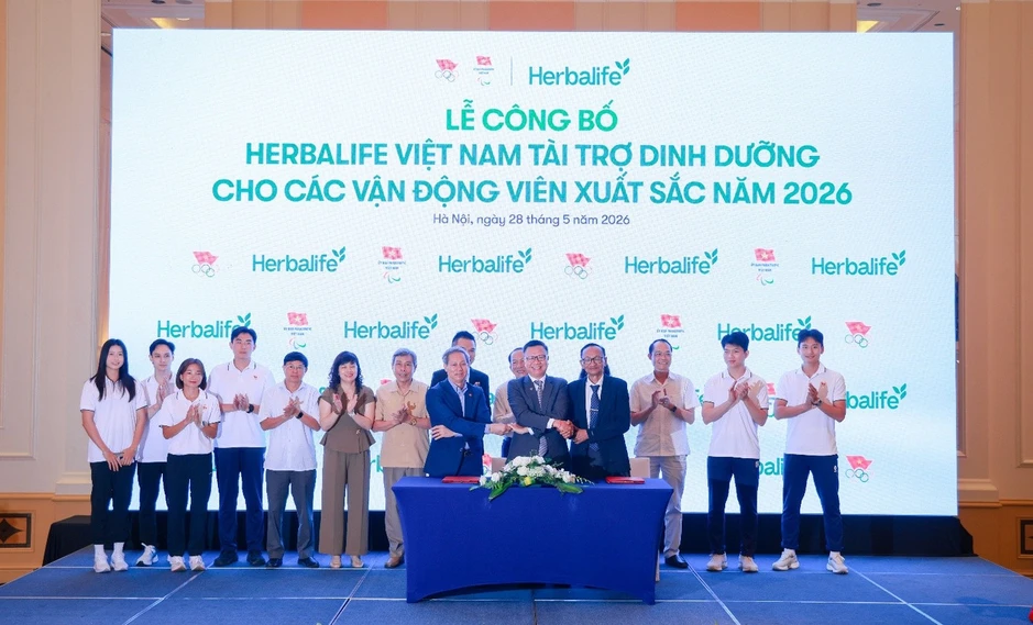 Herbalife Việt Nam tiếp tục tài trợ sản phẩm dinh dưỡng cho các vận động viên xuất sắc Việt Nam năm 2026 Herbalife Việt Nam tiếp tục tài trợ sản phẩm dinh dưỡng cho các vận động viên xuất sắc Việt Nam năm 2026