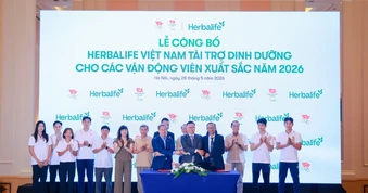 Herbalife Việt Nam tiếp tục tài trợ sản phẩm dinh dưỡng cho các vận động viên xuất sắc Việt Nam năm 2026