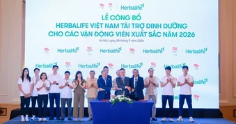 Herbalife Việt Nam tiếp tục tài trợ sản phẩm dinh dưỡng cho các VĐV xuất sắc Việt Nam năm 2026