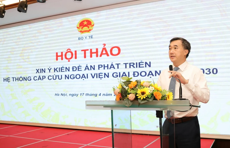 Hình thành hệ thống cấp cứu ngoại viện hiện đại, tiếp cận hiện trường nhanh nhất Hình thành hệ thống cấp cứu ngoại viện hiện đại, tiếp cận hiện trường nhanh nhất