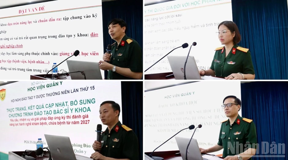 Học viện Quân y đổi mới đào tạo y khoa đáp ứng yêu cầu đánh giá năng lực hành nghề khám, chữa bệnh Học viện Quân y đổi mới đào tạo y khoa đáp ứng yêu cầu đánh giá năng lực hành nghề khám, chữa bệnh