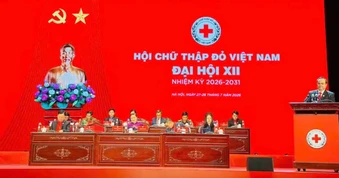 Hôm nay 28-7: Đại hội Hội Chữ thập đỏ Việt Nam lần thứ XII tiến hành phiên trọng thể