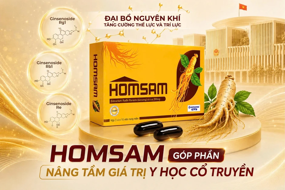 HOMSAM góp phần nâng tầm giá trị y học cổ truyền HOMSAM góp phần nâng tầm giá trị y học cổ truyền