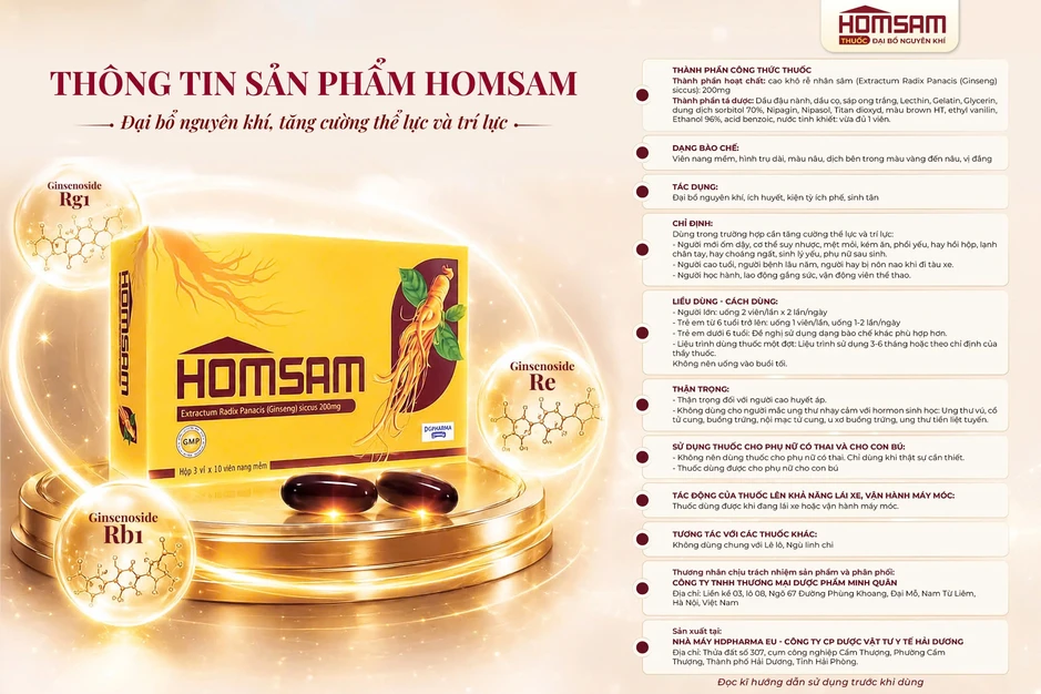 HOMSAM góp phần nâng tầm giá trị y học cổ truyền HOMSAM góp phần nâng tầm giá trị y học cổ truyền