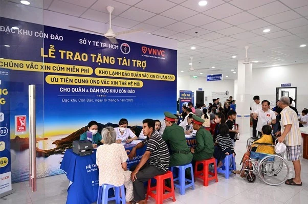 Hơn 10 tỷ đồng từ VNVC 'tiếp sức' Đặc khu Côn Đảo nâng cao năng lực y tế dự phòng, bảo vệ sức khỏe toàn quân dân Hơn 10 tỷ đồng từ VNVC 'tiếp sức' Đặc khu Côn Đảo nâng cao năng lực y tế dự phòng, bảo vệ sức khỏe toàn quân dân