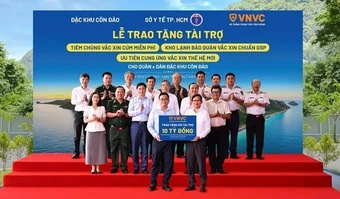 Hơn 10 tỷ đồng từ VNVC 'tiếp sức' Đặc khu Côn Đảo nâng cao năng lực y tế dự phòng, bảo vệ sức khỏe toàn quân dân