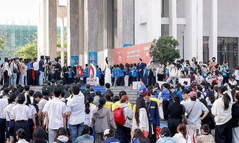 Hơn 5.000 sinh viên TP HCM hiến máu nhân đạo