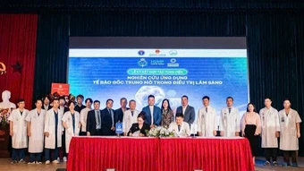Hợp tác thúc đẩy nghiên cứu và ứng dụng tế bào gốc trong điều trị lâm sàng