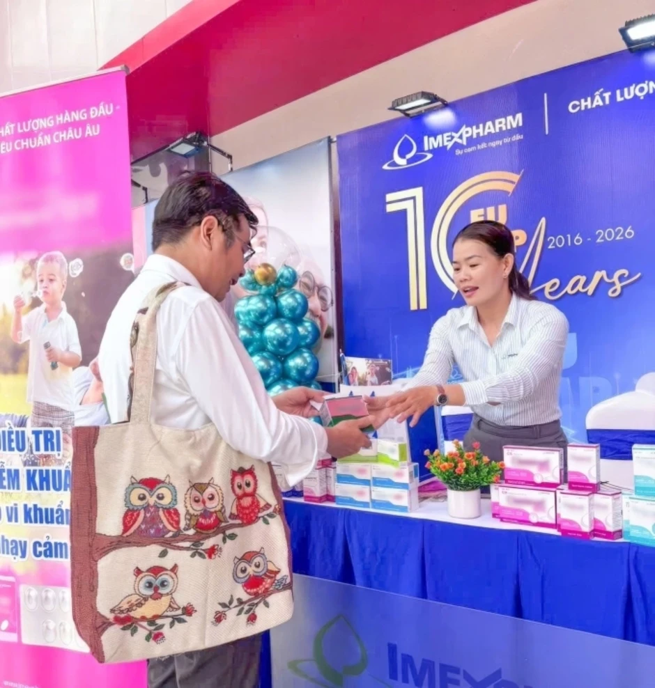 Imexpharm đồng hành hai hội nghị chuyên ngành hô hấp Imexpharm đồng hành hai hội nghị chuyên ngành hô hấp