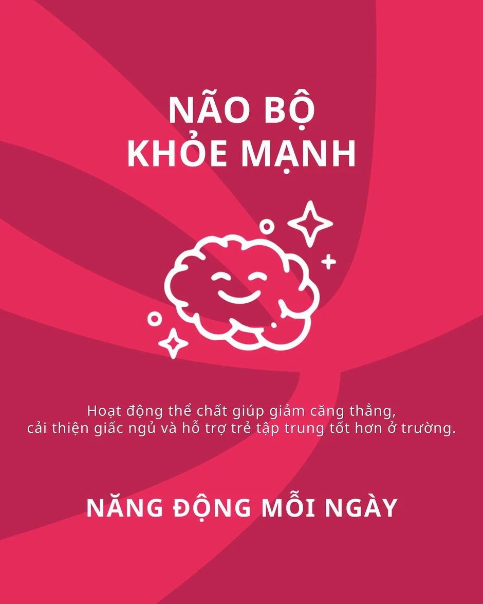 Infographic: Khuyến khích trẻ vận động để tăng cường sức khỏe Infographic: Khuyến khích trẻ vận động để tăng cường sức khỏe