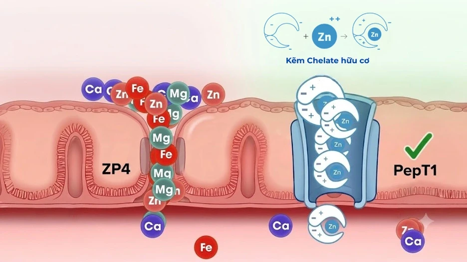 Kẽm chelate được đề cập trong báo cáo bổ sung cho trẻ miễn dịch kém Kẽm chelate được đề cập trong báo cáo bổ sung cho trẻ miễn dịch kém