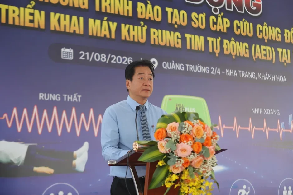 Khánh Hòa: Đặt 25 máy cứu tim dọc bờ biển Nha Trang Khánh Hòa: Đặt 25 máy cứu tim dọc bờ biển Nha Trang