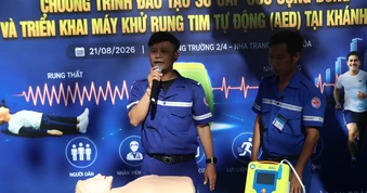 Khánh Hòa: Đặt 25 máy cứu tim dọc bờ biển Nha Trang
