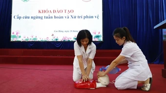 Lan tỏa kỹ năng sơ cứu trong cộng đồng